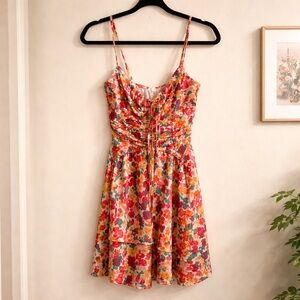 Princess Polly Multicolor Floral Spaghetti Strap Mini Dress